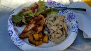 Hause Creek Campground Dinner